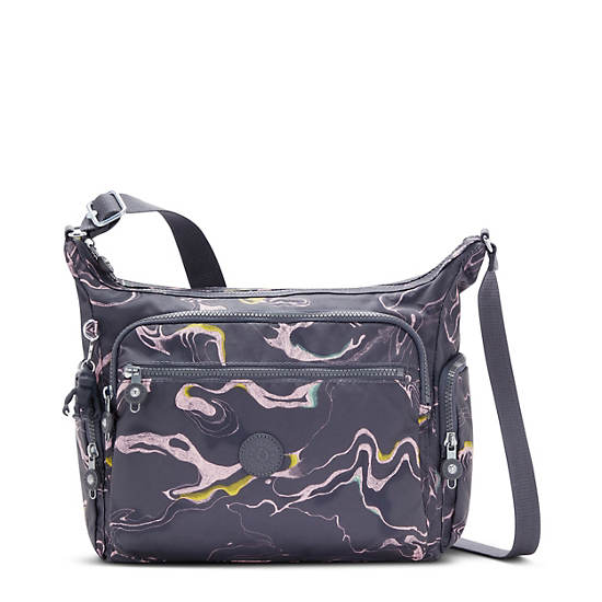 Sacs Crossbody Kipling Gabbie Printed Grise | FR 2055VR